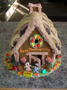 Thanksgiving Gingerbread House